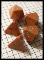 Dice : Dice - DM Collection - Armory Tan Dark Opaque 2nd Generation Extras